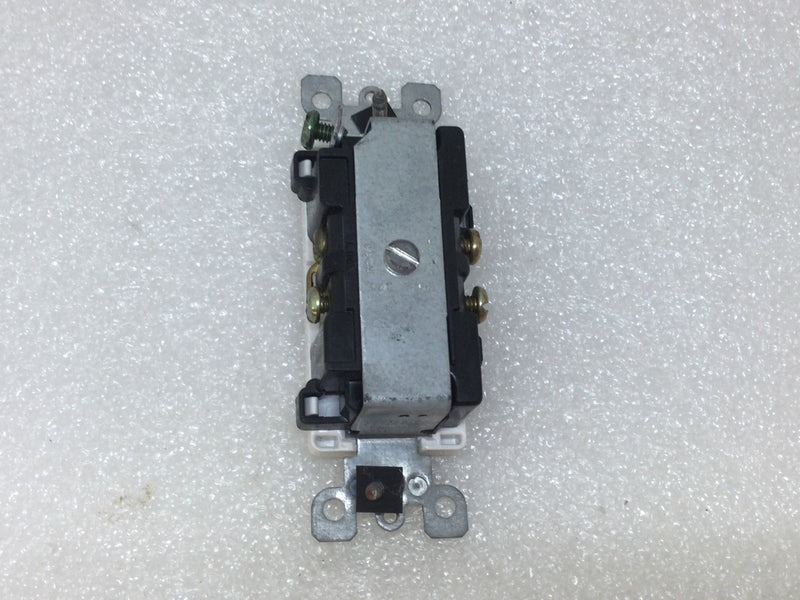 Leviton Decora 15A Combination Single Pole Rocker Switch