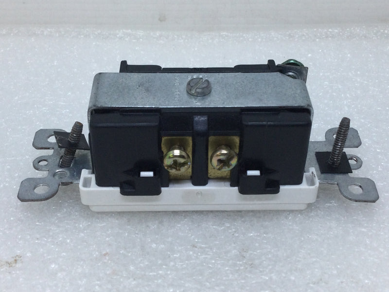 Leviton Decora 15A Combination Single Pole Rocker Switch