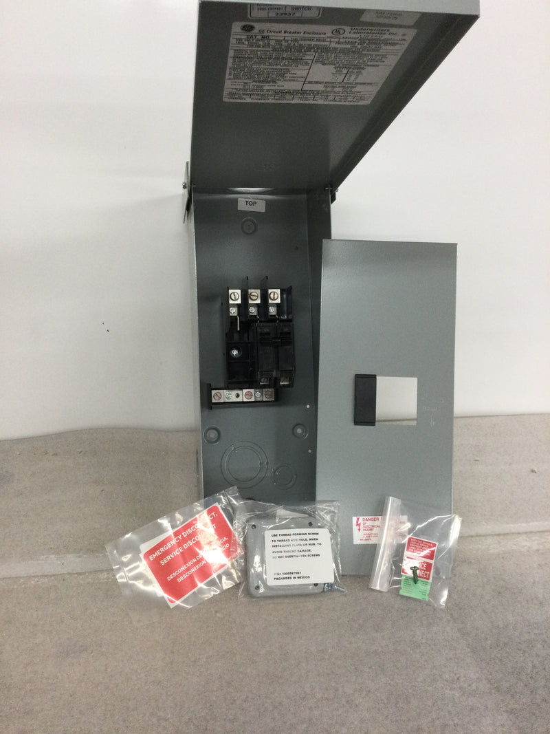 GE General Electric TQL100REP 100 Amp 240Vac Type 3R Enclosure