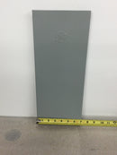 GE General Electric TQL100REP 100 Amp 240Vac Type 3R Cover Only 16 3/4" x 6 7/8"