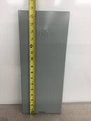 GE General Electric TQL100REP 100 Amp 240Vac Type 3R Cover Only 16 3/4" x 6 7/8"