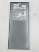GE General Electric TQL100REP 100 Amp 240Vac Type 3R Cover Only 16 3/4" x 6 7/8"