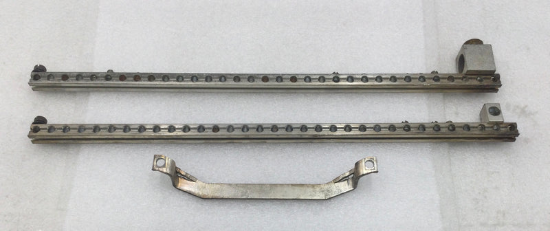 ITE 33 Position 4-14 AWG Grounding Bar Set w/Metal Cross Bar