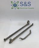 ITE 33 Position 4-14 AWG Grounding Bar Set w/Metal Cross Bar