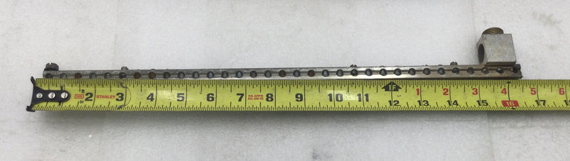 ITE 33 Position 4-14 AWG Grounding Bar Set w/Metal Cross Bar