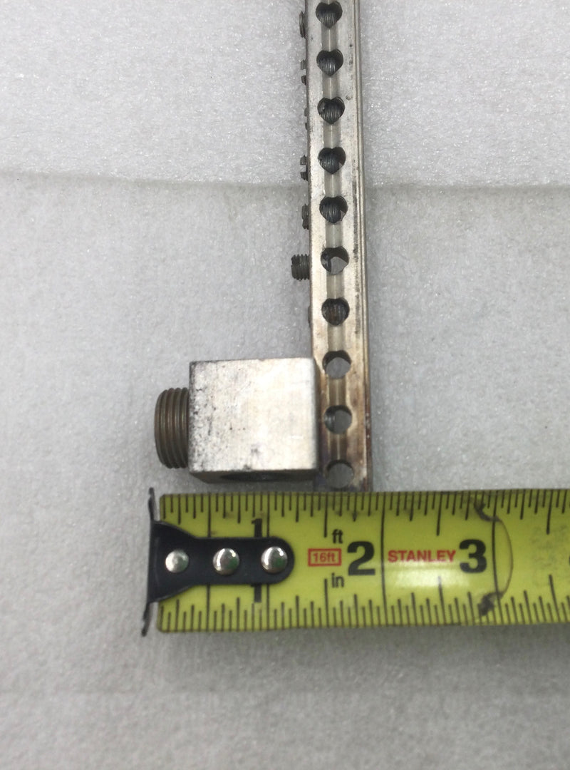 ITE 33 Position 4-14 AWG Grounding Bar Set w/Metal Cross Bar