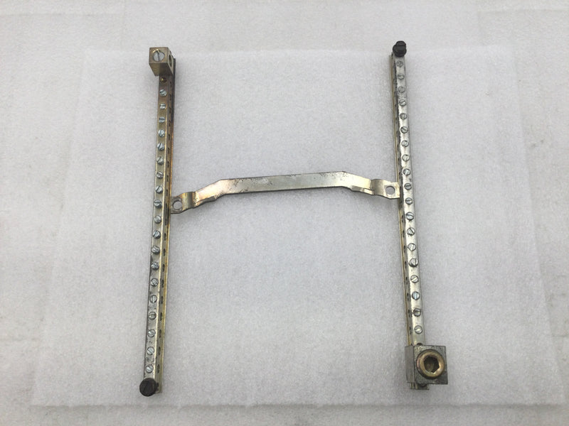ITE/Siemens 23 Position 4-14 AWG Grounding Bar Set w/ Metal Cross Bar