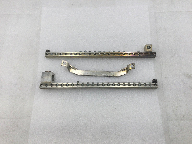 ITE/Siemens 23 Position 4-14 AWG Grounding Bar Set w/ Metal Cross Bar