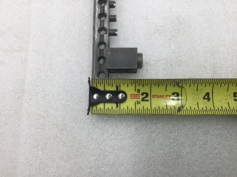ITE 15 Position 4-14 AWG Grounding Bar w/ Metal Cross Bar
