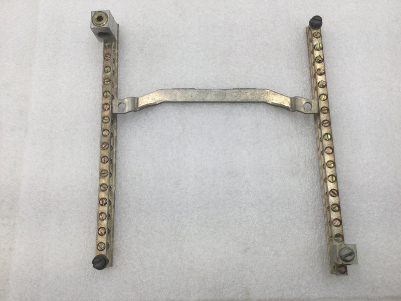 ITE EQ16 19 Position Grounding Bar Set w/ Metal Cross Bar