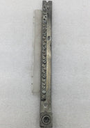 27 Position 4-14 AWG Grounding Bar w/ Lug Mounting Bracket 11" x 1 1/2"