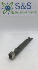 27 Position 4-14 AWG Grounding Bar w/ Lug Mounting Bracket 11" x 1 1/2"