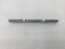 Generic 26 Position 4-14 AWG Grounding Bar - No Lugs
