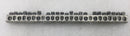 Generic 26 Position 4-14 AWG Grounding Bar - No Lugs