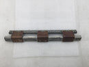 43 Position 6-14 AWG Neutral Grounding Bar w/Neutral Bracket 14" x 1 1/2"