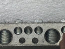 43 Position 6-14 AWG Neutral Grounding Bar w/Neutral Bracket 14" x 1 1/2"