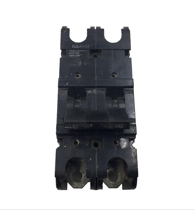 Heinemann GJ2-A3-DU 150 Amp 2 Pole 240V Circuit Breaker - Cosmetic Flaw