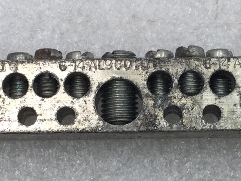 Generic 52 Position Ilsco N8108 1/0-0 14 6-14 AWG Grounding Bar