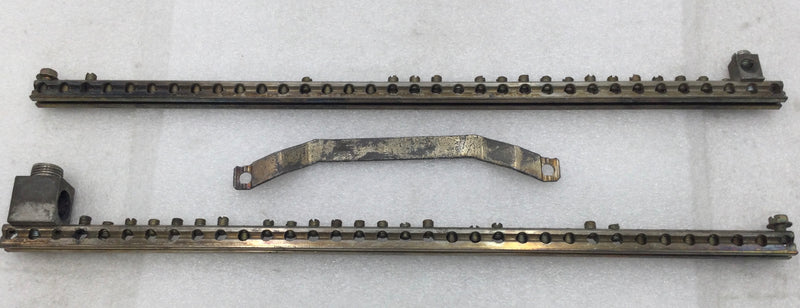 ITE 34 Position 4-14 AWG Grounding Bar w/Metal Cross Bar