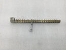 Generic 27 Position Ilsco NB22 4-14 AWG Grounding Bar w/Bonding Wire