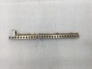 Generic 27 Position Ilsco NB22 4-14 AWG Grounding Bar w/Bonding Wire