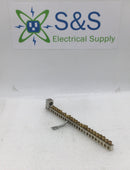 Generic 27 Position Ilsco NB22 4-14 AWG Grounding Bar w/Bonding Wire