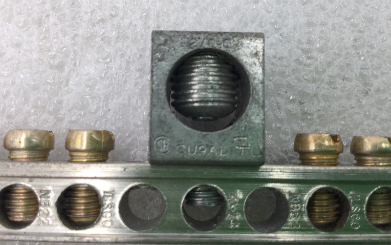 Generic 37 Position Ilsco NB22 4-14 AWG Grounding Bar