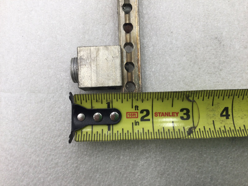 ITE 28 Position 4-14 AWG Grounding Bar w/Metal Cross Bar