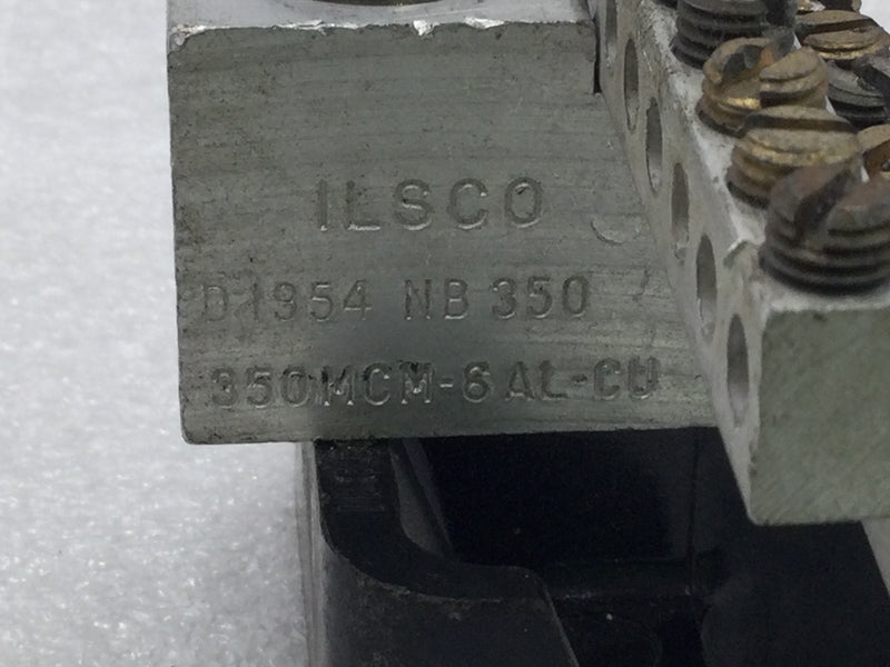 Ilsco 15 Position Double Stack Neutral Isolated Grounding Bar 4 3/4" x 2 3/4"