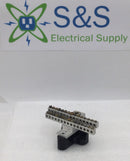 Ilsco 15 Position Double Stack Neutral Isolated Grounding Bar 4 3/4" x 2 3/4"