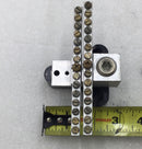 Ilsco 15 Position Double Stack Neutral Isolated Grounding Bar 4 3/4" x 2 3/4"