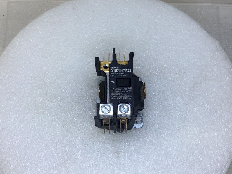 Homer XMCO-321-EBBE 32 Amp 2 Pole 240/277V HVAC Contactor Switch