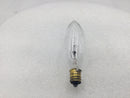Damar 124E 25 Watt 130 VAC Decorative Clear Candelabra Light (Box 0f 25)