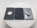 Square D CK-19316-L4 2 Hole 1/2" Single Gang Surface Mount Box w/Cover & Gasket