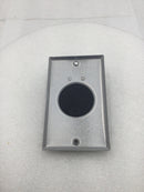 Square D CK-19316-L4 2 Hole 1/2" Single Gang Surface Mount Box w/Cover & Gasket