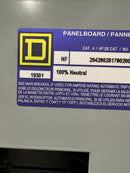 Square D Panelboard 400 Amp Max 250 Main Breaker 480Y/277 3Ø 4 Wire 42 space NF style