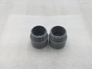 Lot of 2 Kraloy TA15 1-1/2" PVC Conduit Male Threaded Terminal Adaptor/Connector