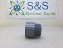 Lot of 2 Kraloy TA15 1-1/2" PVC Conduit Male Threaded Terminal Adaptor/Connector