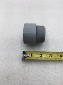 Lot of 2 Kraloy TA15 1-1/2" PVC Conduit Male Threaded Terminal Adaptor/Connector