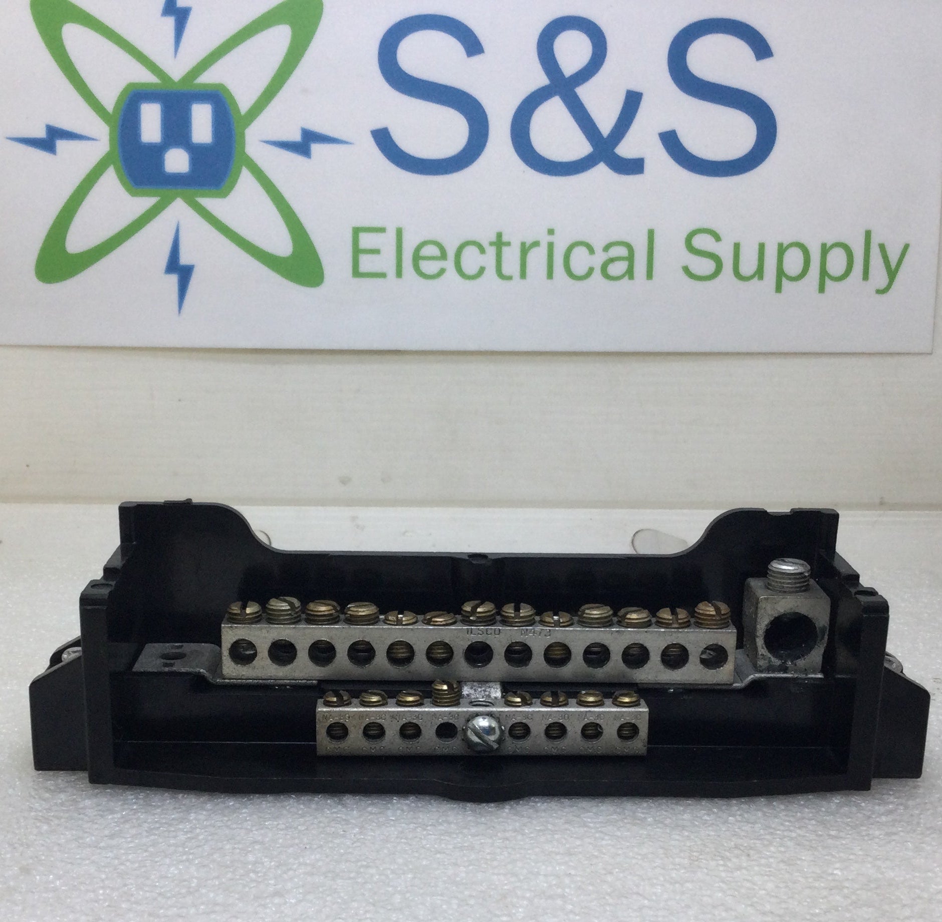 Cutler Hammer 21 Position 4-14 AWG 2 Level Grounding/Neutral Bar 7 1/2