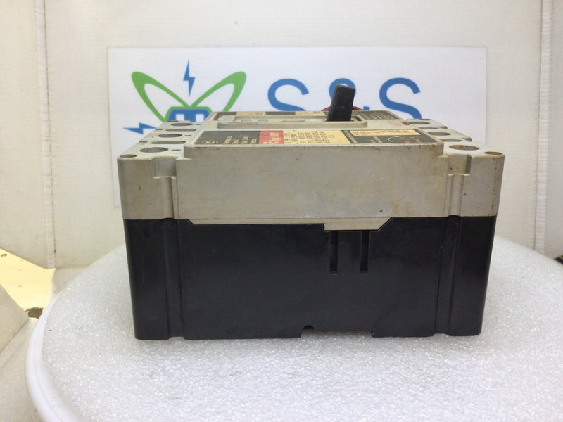 Westinghouse HMCP015E0C 15 Amp 3P 600v Breaker w/Aux A1X1RA 1490D72G56 6 Amp