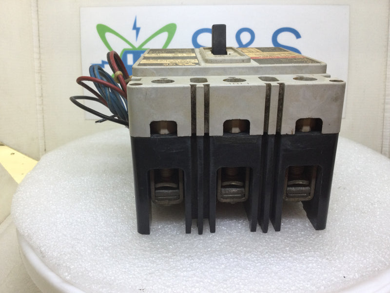 Westinghouse HMCP015E0C 15 Amp 3P 600v Breaker w/Aux A1X1RA 1490D72G56 6 Amp