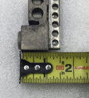 52 Position 4-14 AWG Neutral/Isolated Grounding Bar 17 1/4" x 1 1/2"