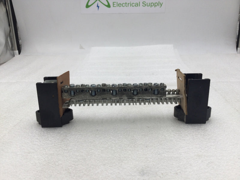 ITE 43 Position 4-14 AWG Combo Neutral Grounding Bar 10 1/4" x 3"