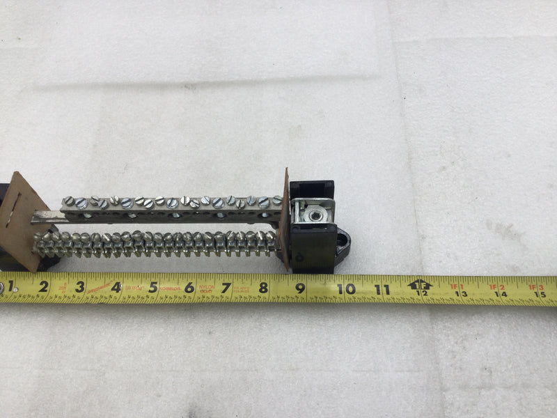 ITE 43 Position 4-14 AWG Combo Neutral Grounding Bar 10 1/4" x 3"