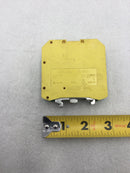 UPUN Electric UKJ-50JD Din-Rail Mounted Screw Clamping Ground Terminal Block
