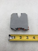 UPUN Electric UKJ-50 Din-Rail Mounted High Current Feed-Thru Terminal Block