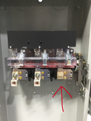 GE THN3363 Safety Switch, Model 10, 200A, 600VAC, 250Vdc, 50/60 Hz Type 1 indoor enclosure