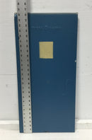 General Electric TL820R Panel Board Cover Only Nema 3R 200 Amp 120/240VAC 26 5/8" x 12 3/4"