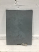 Square D QO6-12L100RB 100 Amp 6 Space 120/240V Panel Cover 12 1/2" x 9 1/8"